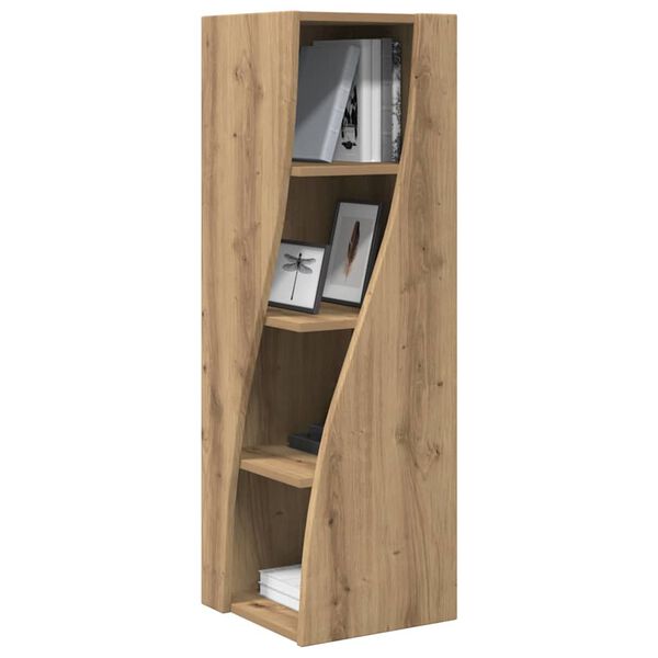 vidaXL Meuble d'angle Ch&ecirc;ne artisanal 32x32x102cm Bois d'ing&eacute;nierie