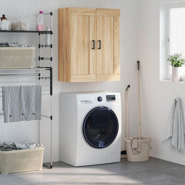 vidaXL Armoire murale ch&ecirc;ne sonoma 69,5x34x90 cm bois d'ing&eacute;nierie