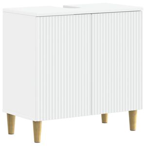 vidaXL Meuble sous Lavabo de Salle de Bain ARNHEM Blanc