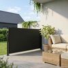 vidaXL Auvent lat&eacute;ral r&eacute;tractable noir 100x300 cm