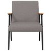 vidaXL fauteuil Taupe 59 x 75 x 78 cm tissu