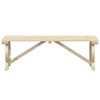vidaXL Bancs de jardin lot de 2 bois de sapin massif