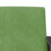 vidaXL fauteuil Vert clair 59 x 75 x 78 cm Velours