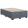 vidaXL Cadre de lit sans matelas gris fonc&eacute; 120x190 cm velours