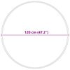 vidaXL Tapis Shaggy Anti-d&eacute;rapant Cr&egrave;me 120 x 120 cm PP