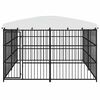 vidaXL Chenil ext&eacute;rieur avec toit 300x300x210 cm