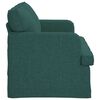 vidaXL Canap&eacute; Vert fonc&eacute; 144 x 80 x 85 cm tissu