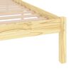 vidaXL Cadre de lit sans matelas bois massif 90x200 cm