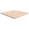 vidaXL Dessus de table carr&eacute; 90x90x2,5 cm Bois ch&ecirc;ne massif non trait&eacute;