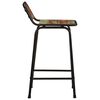 vidaXL Tabourets de bar lot de 2 46x35,5x80cm bois massif récupération