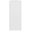 vidaXL Buffet Blanc 91x29,5x75 cm Bois d'ing&eacute;nierie