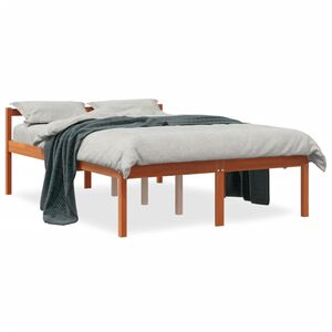 vidaXL Lit pour personne &acirc;g&eacute;e sans matelas 120x190 cm bois pin massif