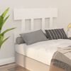 vidaXL T&ecirc;te de lit Blanc 103,5x3x81 cm Bois massif de pin