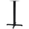 vidaXL Pied de table de bistro noir 56x56x72 cm fonte