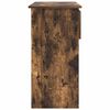 vidaXL Table console avec tiroirs ch&ecirc;ne fum&eacute; 85,5x38,5x74,5 cm