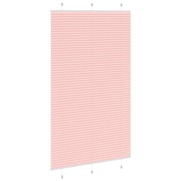 vidaXL Store plissé rose 120x200 cm largeur du tissu 119,4cm polyester