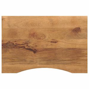 vidaXL Dessus de bureau avec courbe 90x50x2,5 cm manguier massif brut