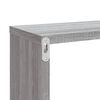 vidaXL &Eacute;tag&egrave;res murales cubiques 4 pcs Sonoma gris 80x15x26,5 cm