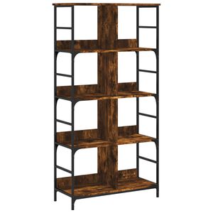 vidaXL Biblioth&egrave;que ch&ecirc;ne fum&eacute; 78,5x33x153 cm bois d'ing&eacute;nierie