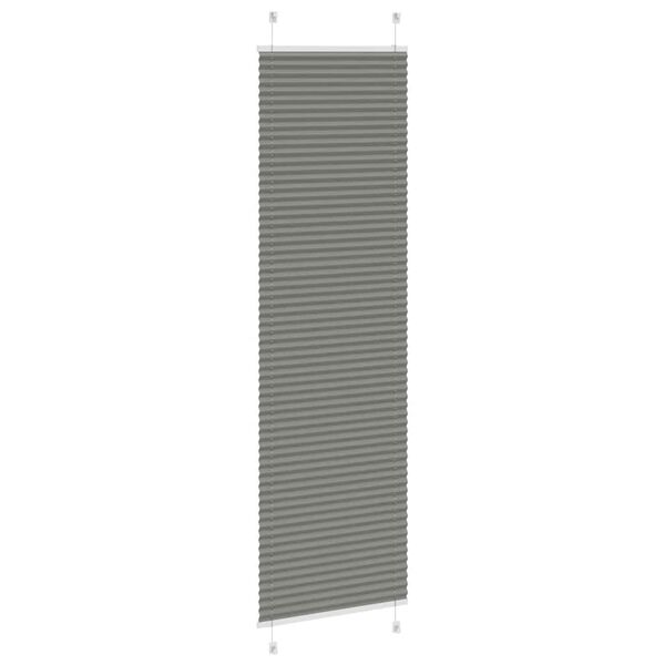 vidaXL Store pliss&eacute; anthracite 60x200 cm largeur du tissu 59,4 cm