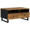 vidaXL Table basse 80x54x40 cm Bois de manguier solide et d'ing&eacute;nierie