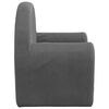 vidaXL Canap&eacute;-lit pour enfants anthracite peluche douce