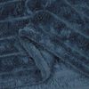 vidaXL Couvertures &agrave; jeter 6 pcs Bleu marine 270 x 240 cm Toison