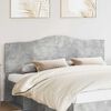 vidaXL T&ecirc;te de lit Gris b&eacute;ton 200 cm Bois d'ing&eacute;nierie