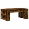 vidaXL Table basse ch&ecirc;ne fum&eacute; 102x55x42 cm bois d'ing&eacute;nierie