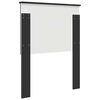 vidaXL T&ecirc;te de lit avec t&ecirc;te de lit Ch&ecirc;ne noir 75 cm Bois d'ing&eacute;nierie