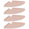 vidaXL &Eacute;tag&egrave;re Flottante d'Angle Support d'angle 4 pc Rose