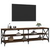 vidaXL Meuble TV ch&ecirc;ne marron 160x40x50 cm bois d'ing&eacute;nierie
