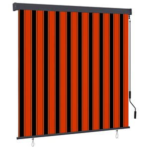 vidaXL Store enrouleur Orange et marron 180 x 250 cm