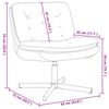 vidaXL Fauteuil relaxant pivotant Vert fonc&eacute; 63 x 75 x 76 cm Velours