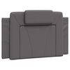 vidaXL Cadre de lit Viana sans matelas gris 90x200 cm similicuir