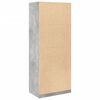 vidaXL Garde-robe gris b&eacute;ton 80x50x200 cm bois d'ing&eacute;nierie