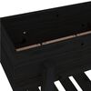 vidaXL Jardini&egrave;re noir 62x30x69 cm bois massif de pin