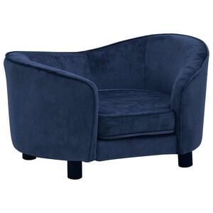 vidaXL Canap&eacute; pour chien Bleu 69x49x40 cm Peluche