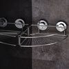 RIDDER &Eacute;tag&egrave;re de d'angle douche 24,9x24,9x9,4 cm Chrome 12020000