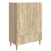 vidaXL Buffet Ch&ecirc;ne Sonoma 66 x 34,5 x 95 cm Bois d'ing&eacute;nierie