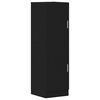 vidaXL Ensemble d'armoires de cuisine 3 pcs noir bois d'ing&eacute;nierie