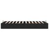 vidaXL Cadre de lit ottoman sans matelas noir 80x200 cm velours