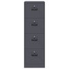 vidaXL Cabinet de Dossier 2 pcs Anthracite 44 x 50 x 106.5 cm