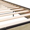 vidaXL Cadre de lit sans matelas ch&ecirc;ne sonoma 75x190 cm