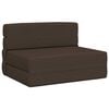 vidaXL Canap&eacute;-lit pliable Taupe 70 x 80 x 60 cm Tissu