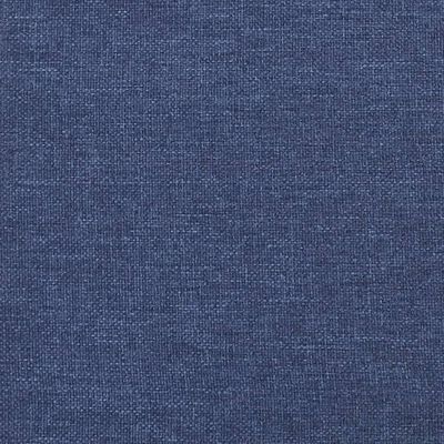 vidaXL Têtes de lit 2 pcs Bleu 80x5x78/88 cm Tissu