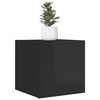 vidaXL Meubles TV muraux 4 pcs Noir brillant 30,5x30x30 cm