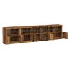 vidaXL Buffet LED Bois ancien 283 x 37 x 67 cm Bois d'ing&eacute;nierie