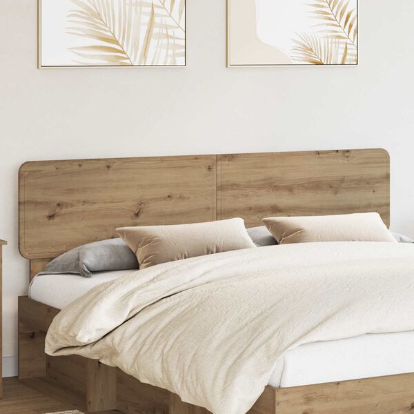 vidaXL T&ecirc;te de lit Ch&ecirc;ne artisanal 200 cm Bois d'ing&eacute;nierie