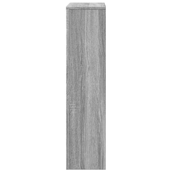 vidaXL Cache-radiateur sonoma gris 104x20x82 cm bois d'ing&eacute;nierie
